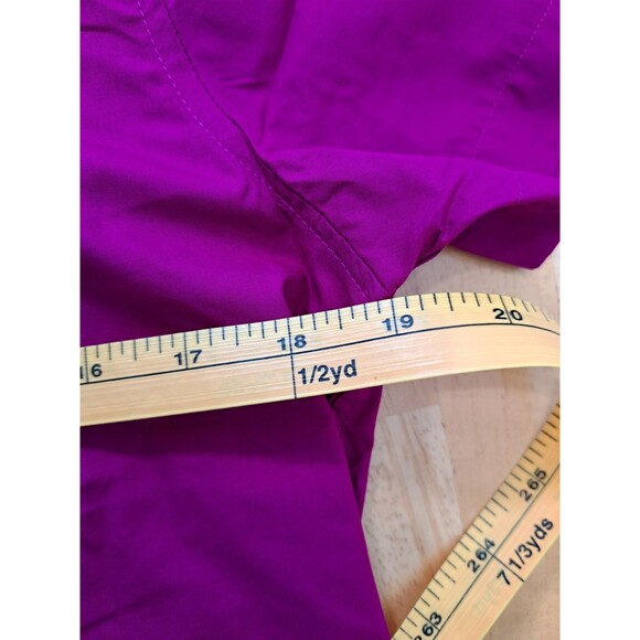 Lars Amadeus Purple Fuschia Shirt Button Up Short Sleeves Men's Small NWT - Picture 5 of 11